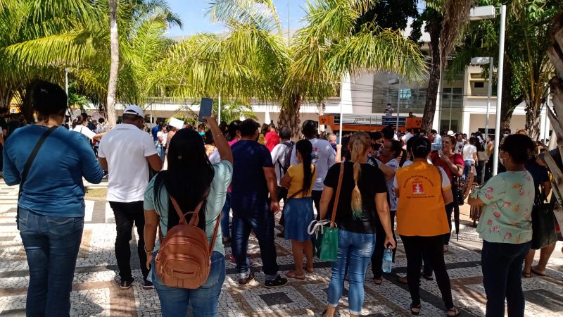 Sindmed-AC participa do ato dos servidores do município de Rio Branco