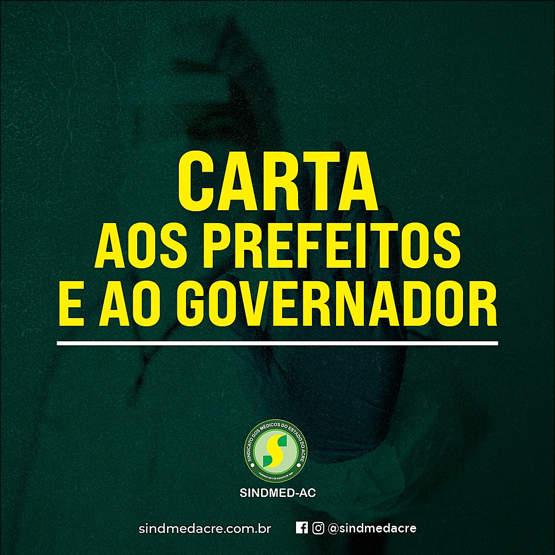 Carta aos prefeitos e ao governador