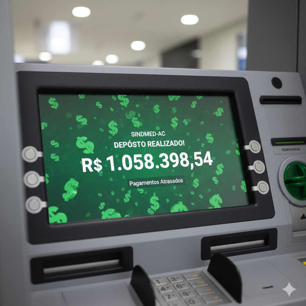 Atuação do Sindmed-AC garante a recuperação de mais de R$ 1 milhão em pagamentos atrasados