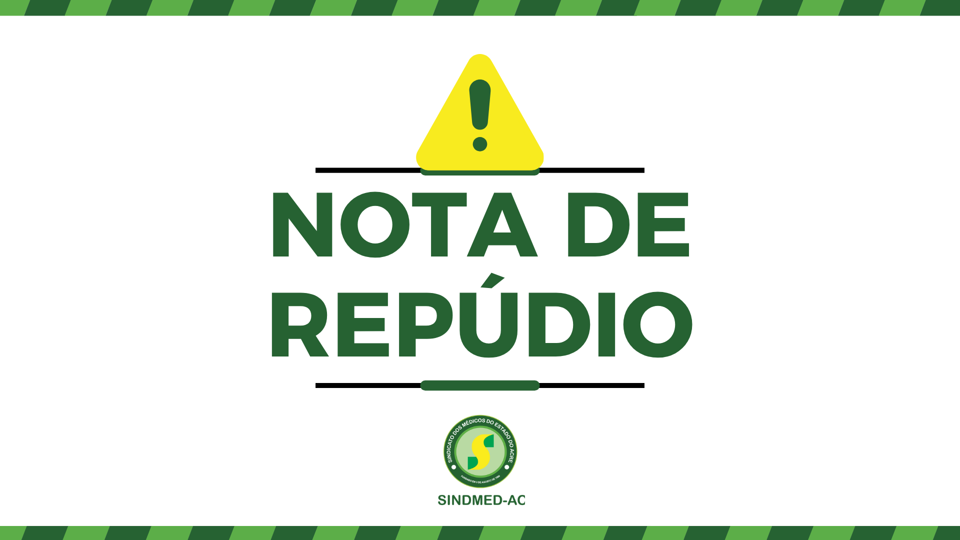 Nota de repúdio